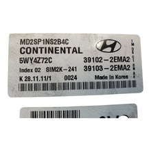 11 12 13 HYUNDAI ELANTRA Engine Motor Brain Box ECU ECM Computer 39102-2EMA2