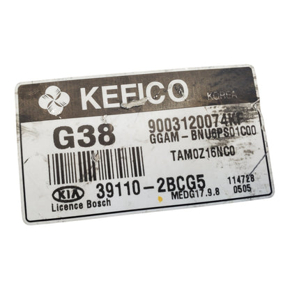 12 13 Kia Soul 1.6L 39110-2BCG5 Computer Brain Engine Control ECU ECM EBX Module