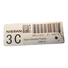 2010-2011 Nissan Altima Computer Brain Engine Control ECU ECM EBX MEC114-011 A1