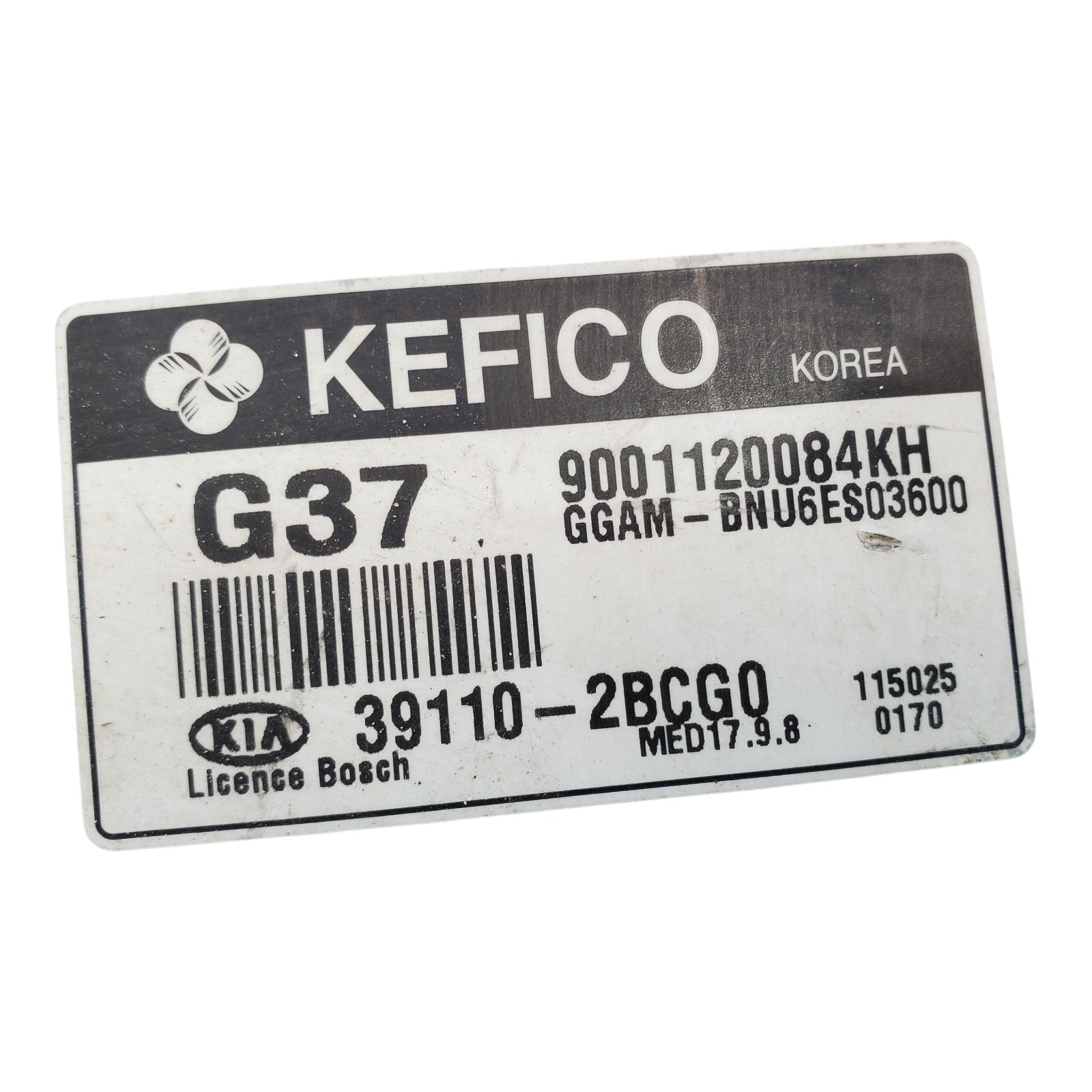 12 13 Kia Soul 39110-2BCG0 Computer Brain Engine Control ECU ECM EBX Module