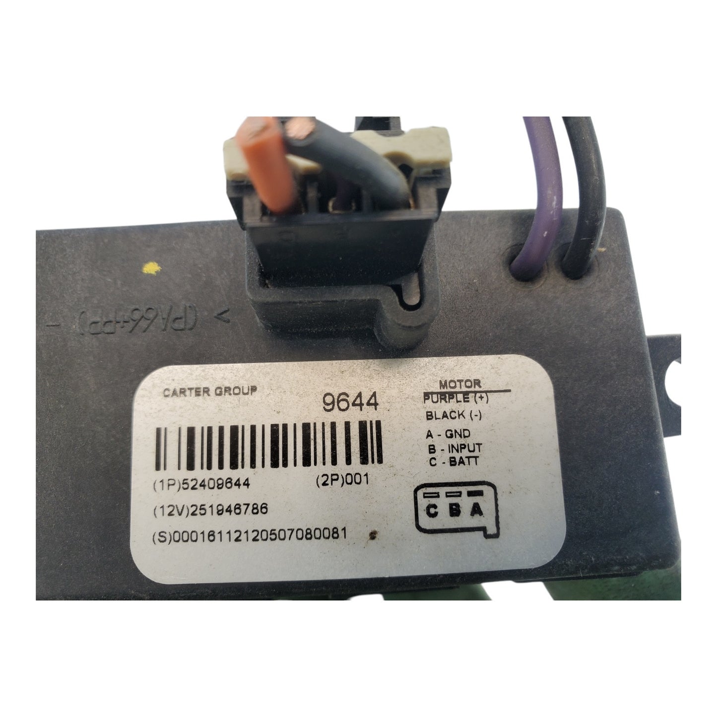 2002 2006 Rear Blower Motor Resistor Module OEM Cadillac GMC Chevrolet  52409644