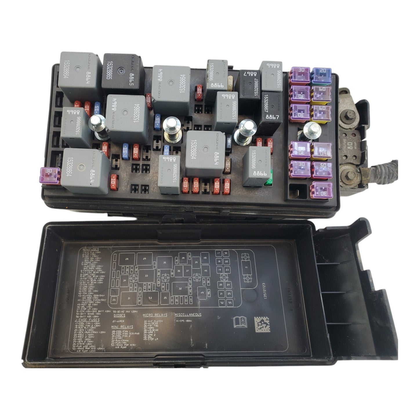 08-12 Chevy Malibu Fuse Box Relay Module 25883018_02 OEM
