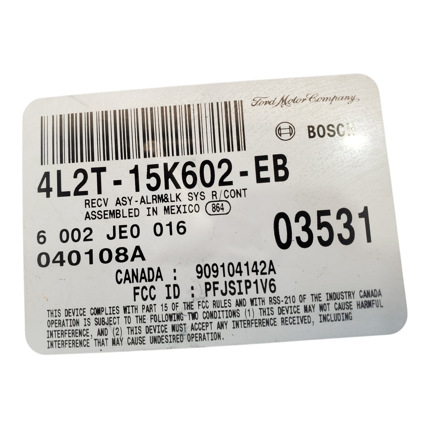 ✅ 02-04 FORD EXPLORER Anti-theft Keyless Entry Module 4L2T-15K602-EB