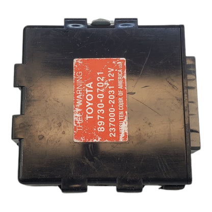 ✅ 2000-2004 Toyota Avalon Anti Theft Warning Locking Control Module 89730-07021
