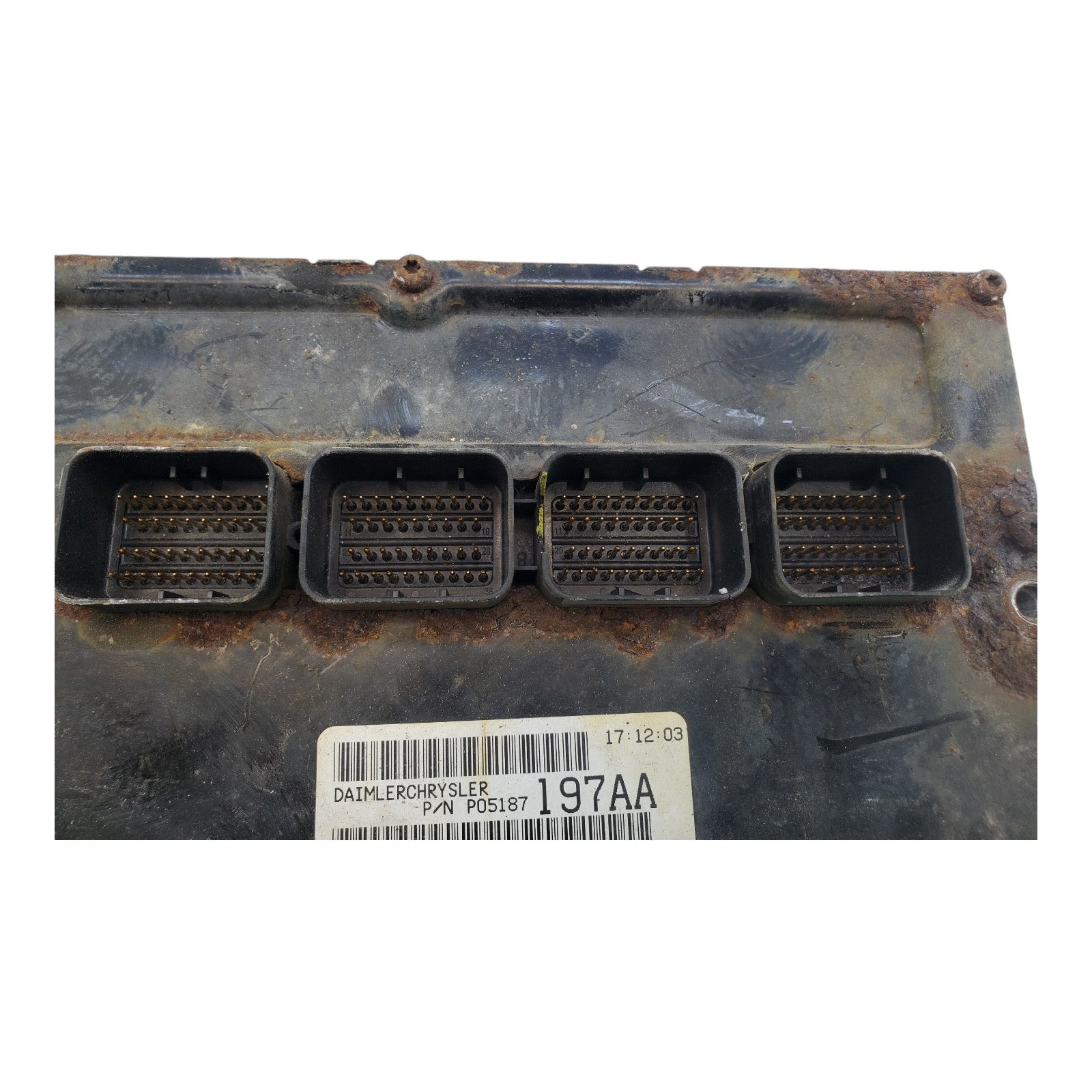 07 CARAVAN ENGINE ECM ELECTRONIC CONTROL MODULE  3.8L P05187658AC Broken plug