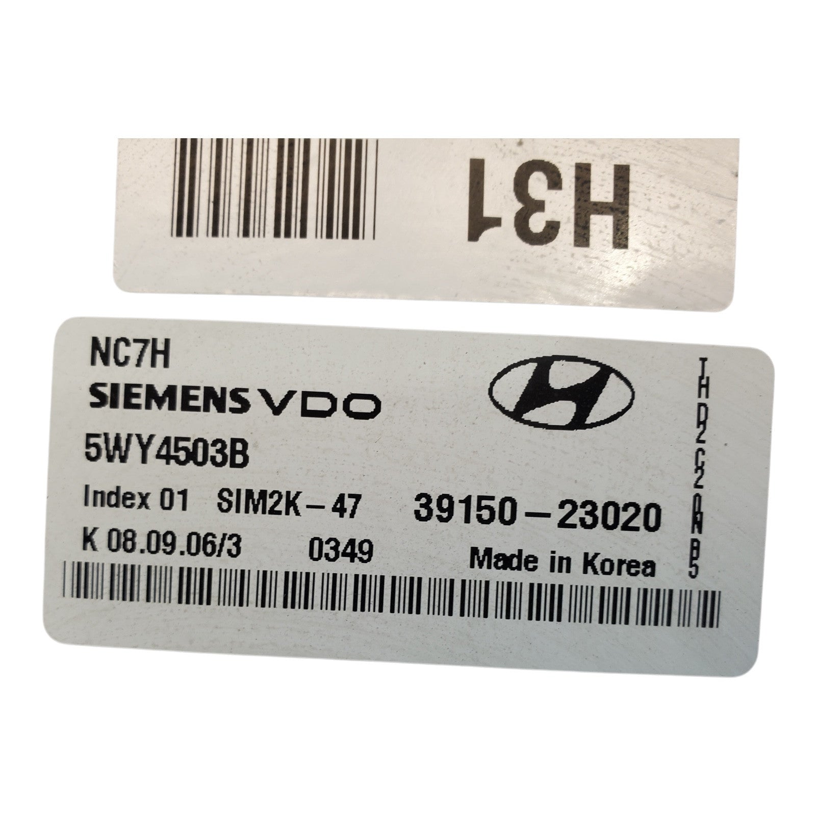 07-10 Hyundai Elantra A/T Engine Control Module ECM 39150-23020