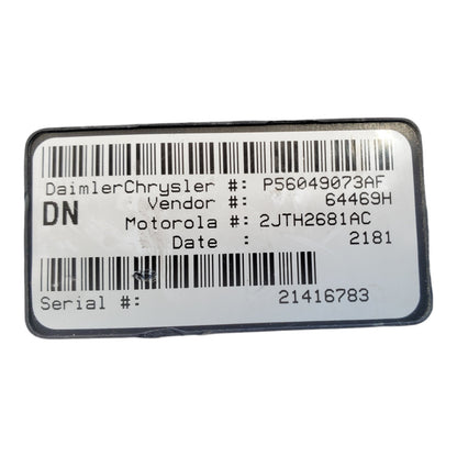 P56049073AF Dodge 2001 2002 Dakota CTM Central Timing Module 56049073AF OEM V38