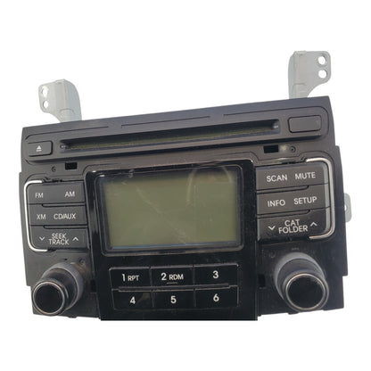 2011 Hyundai Sonata AM FM Single Disc CD mp3 Radio w Satellite 96180-3Q001