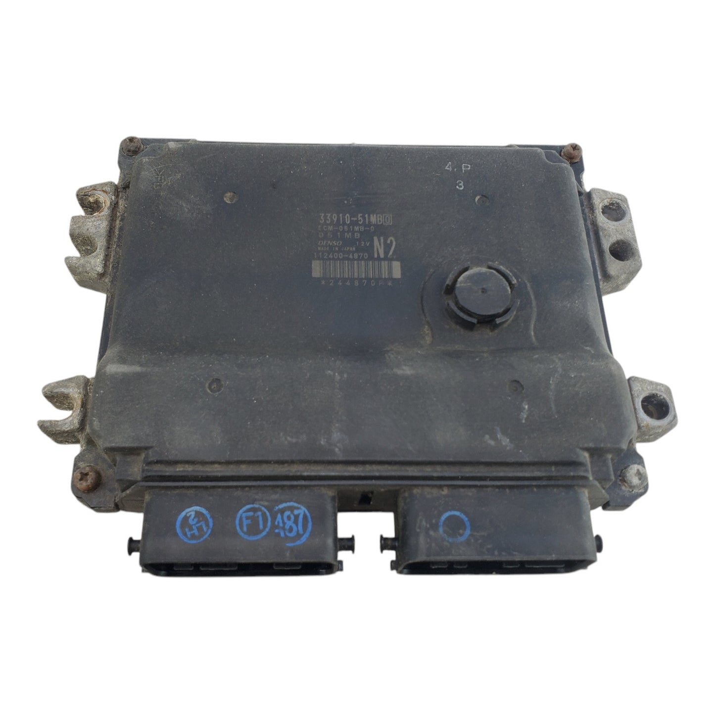 11-12 SX4 Engine Control Module Unit 33910-51MB0  112400-4870 ECM ECU 209888