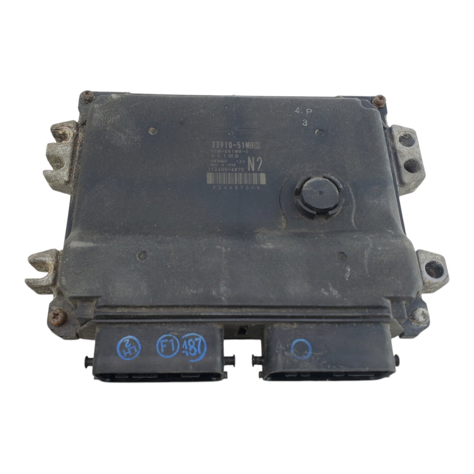11-12 SX4 Engine Control Module Unit 33910-51MB0  112400-4870 ECM ECU 209888