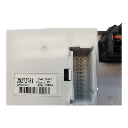 08-12 Chevrolet Malibu Temperature AC Climate 28272781 Control 592-BX7-Z4