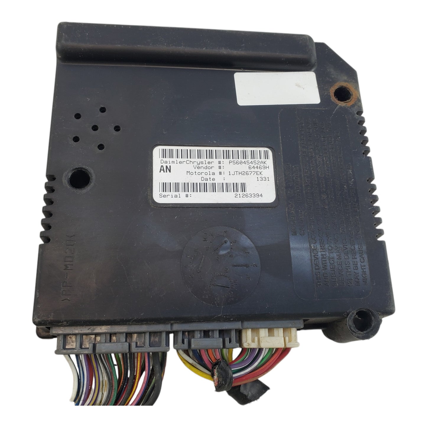 2001 Dodge Dakota P56045452AH Central Timing Alarm Body Control Module BCM