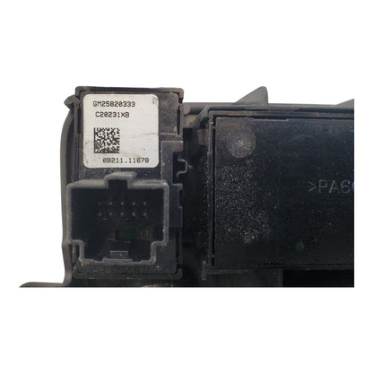 2007-2010-2012 GMC ACADIA DASH TRACTION OFF SEAT HEATER WIPER ARM SWITCH OEM 52D