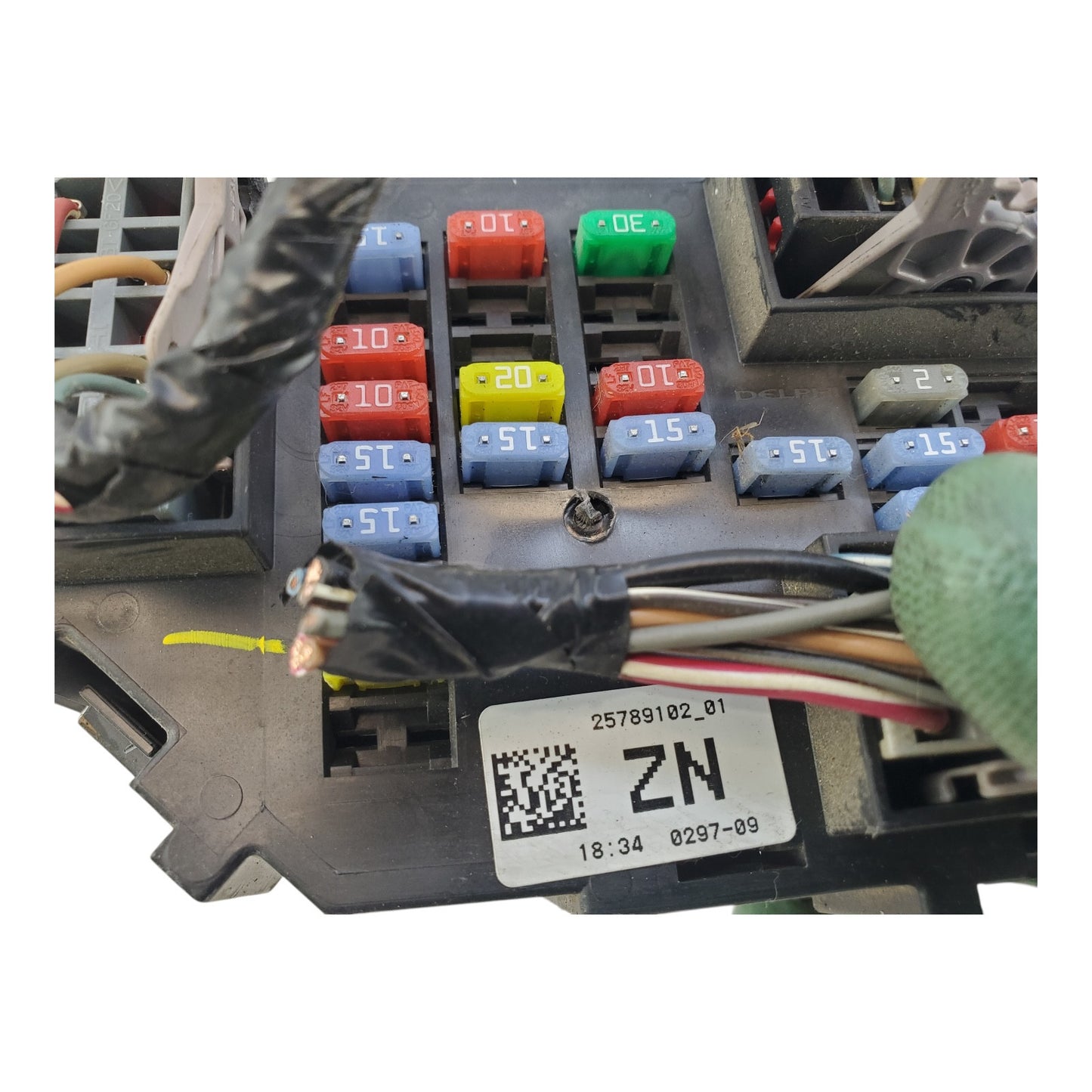 2007 07 CHEVY GMC  INTERIOR FUSE RELAY CONTROL MODULE  25789102-01