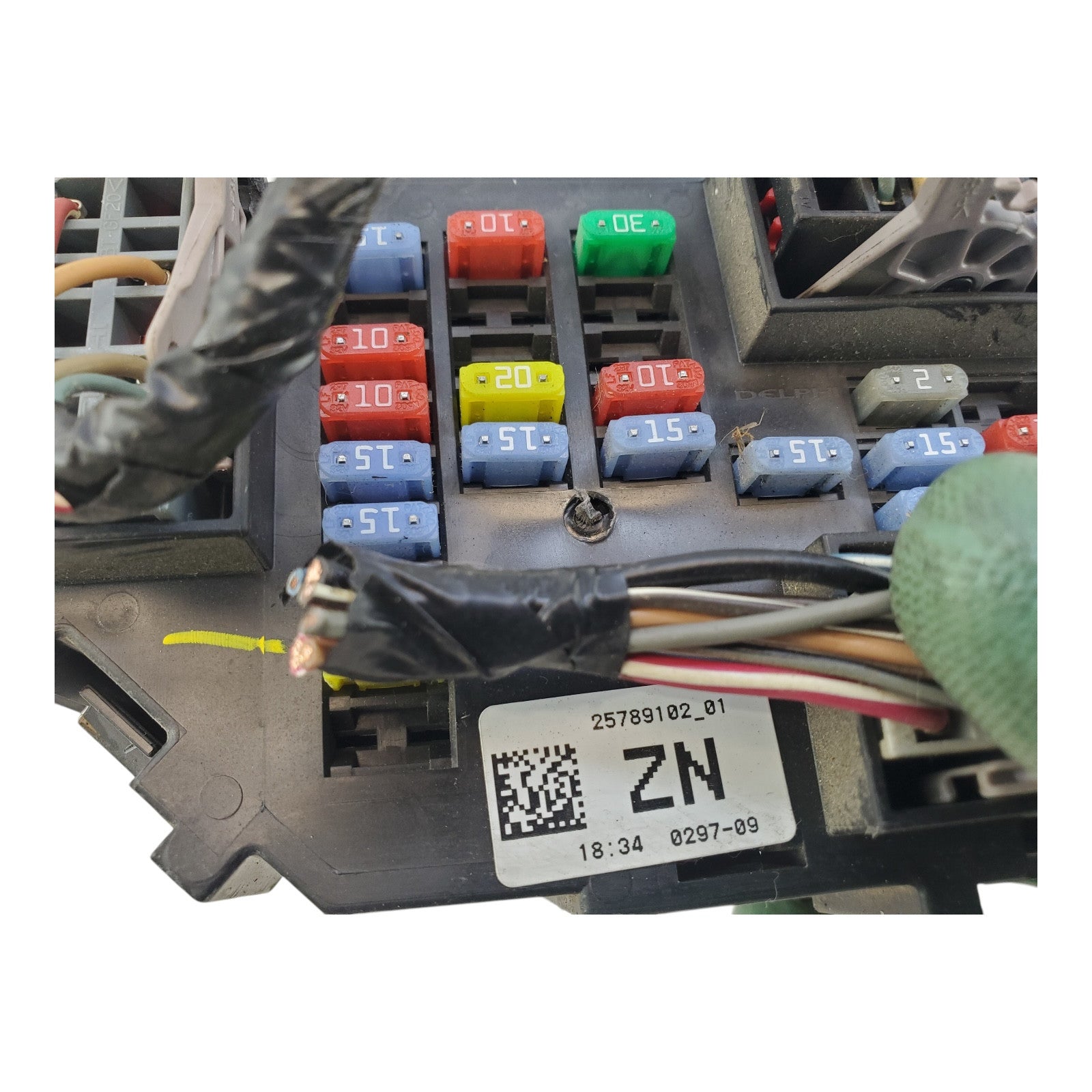 2007 07 CHEVY GMC  INTERIOR FUSE RELAY CONTROL MODULE  25789102-01