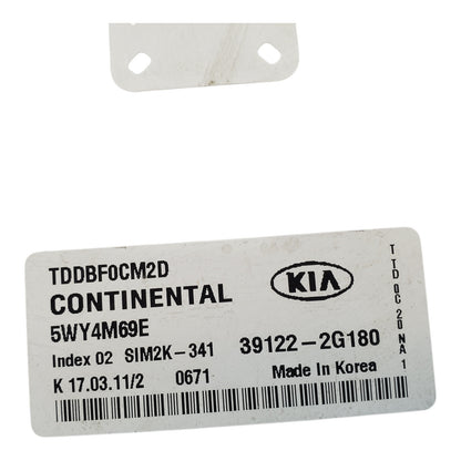 ENGINE COMPUTER KIA FORTE 2011 2012 2013 39122-2G180 PCM ECM ECU OEM