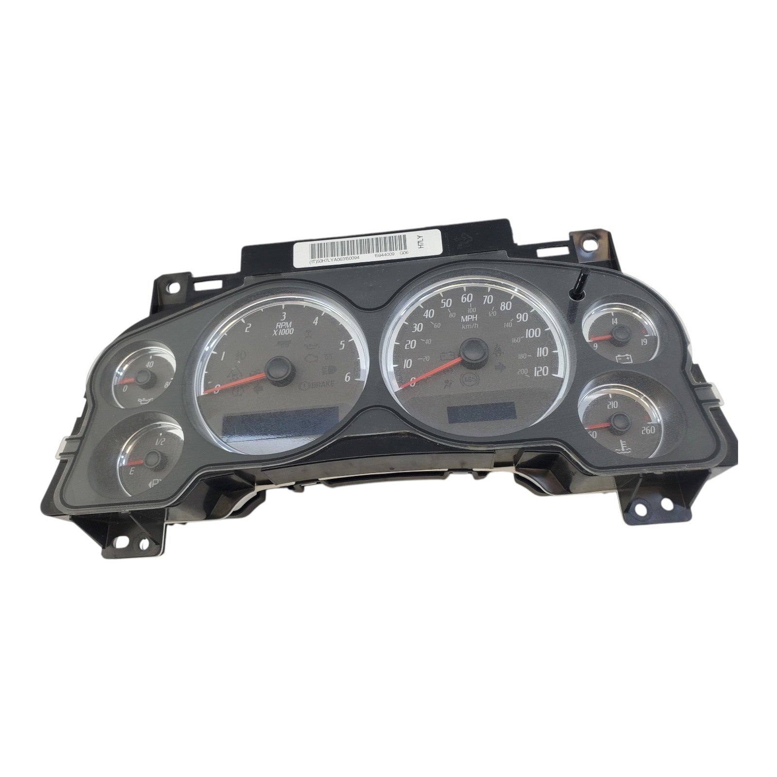 Programmed 07 - 13 Sierra 1500 Yukon Denali Instrument Gauge Cluster 15944009