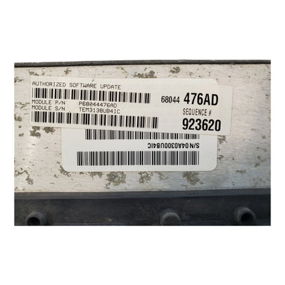 2009 Dodge Durango 4.7 A/T ECU ECM Engine Computer P68044476AD 68044476AD