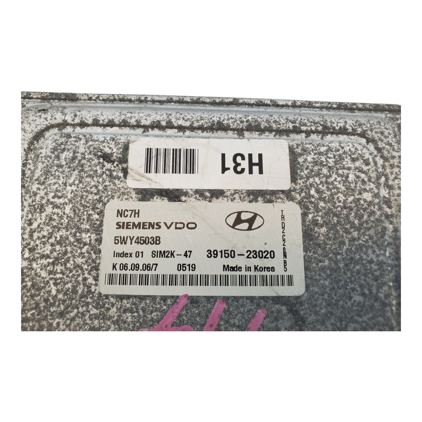 07-10 Hyundai Elantra A/T Engine Control Module ECM 39150-23020