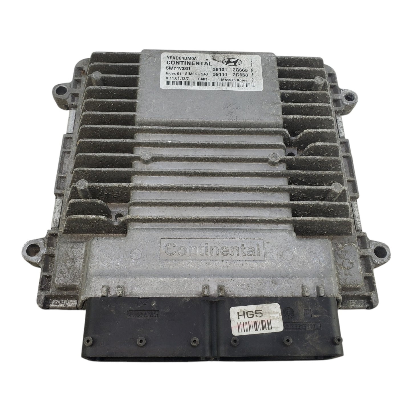 2013 Fits Hyundai Sonata Engine Computer Ecm Ecu 39101-2G663 OEM
