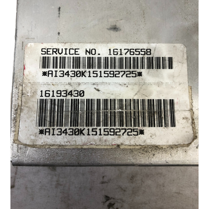 95 Buick Riviera Sunfire Aurora SRS Airbag Control Module 16176558 GM