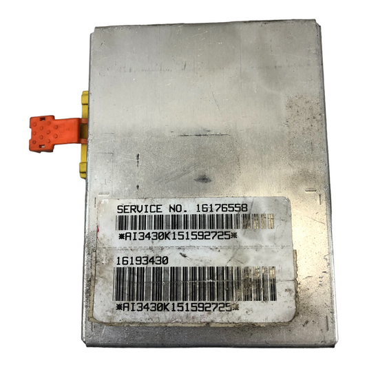 95 Buick Riviera Sunfire Aurora SRS Airbag Control Module 16176558 GM