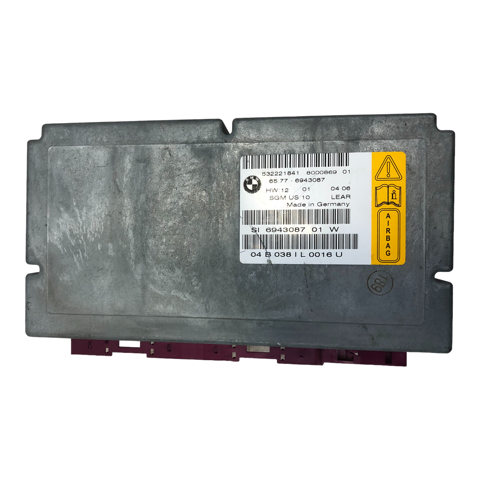 2004-2005 BMW 525i E60 ECU GATEWAY SAFETY MODULE CONTROL OEM 657769463 ...