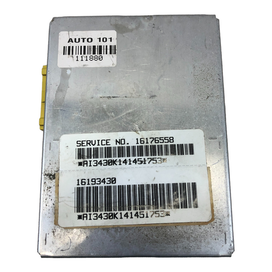 95 Buick Riviera Sunfire Aurora SRS Airbag Control Module 16176558 GM