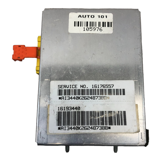 1994-1997 Chevrolet Astro SRS Airbag Control Module16176557