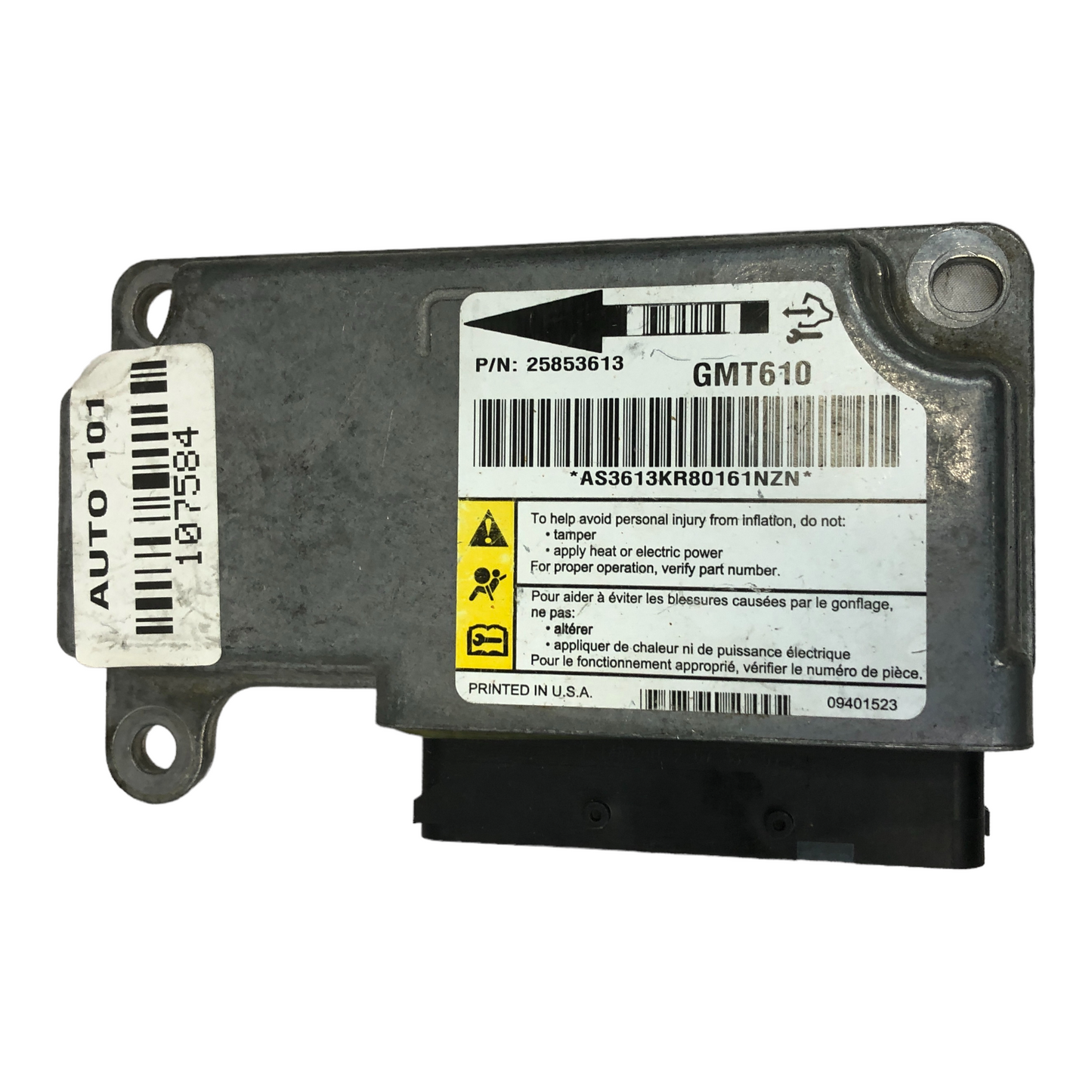 2008 Chevrolet Express Van SRS Control Module Computer 25853613